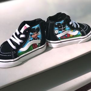 5c Toddler Vans Custom Mickey Mouse